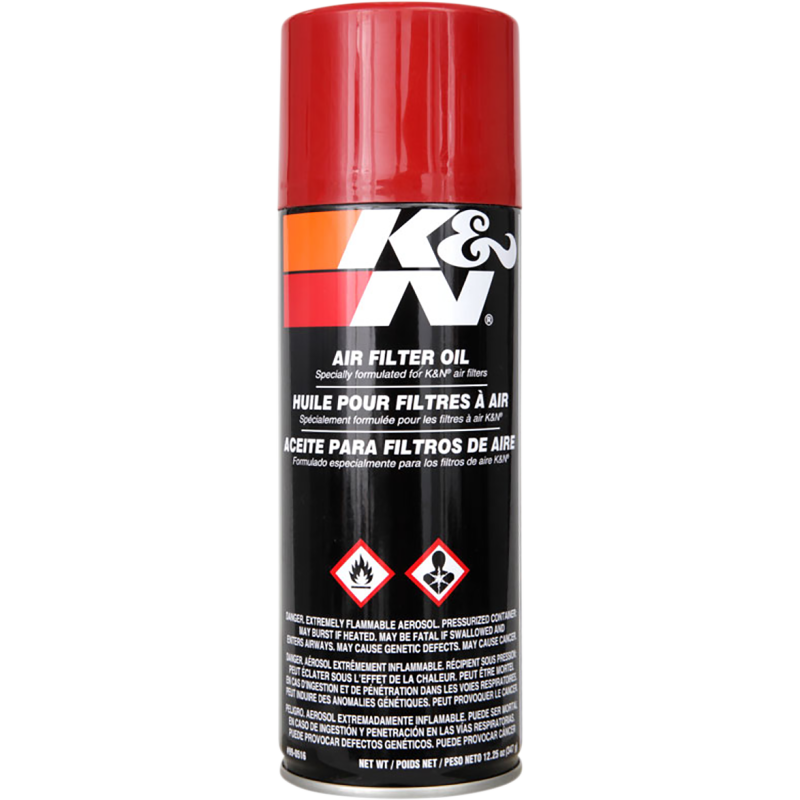 12 OZ AEROSOL FILTERCHARGER OIL K&N