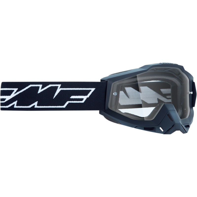 FMF POWERBOMB GOGGLE ROCKET BLACK - CLEAR LENS