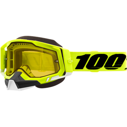 RACECRAFT 2 SNOWMOBILE GOGGLE YELLOW - YELLOW LENS