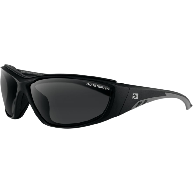 BOBSTER RIDER SUNGLASS BLK MATTE ANTIFOG SMOKED