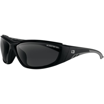 BOBSTER RIDER SUNGLASS BLK MATTE ANTIFOG SMOKED