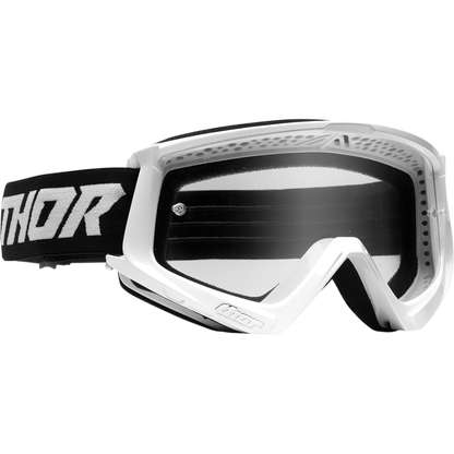 GOGGLE COMBAT RACR WH/BK