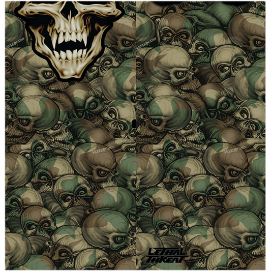 SKULL CAMO NECK SCARF