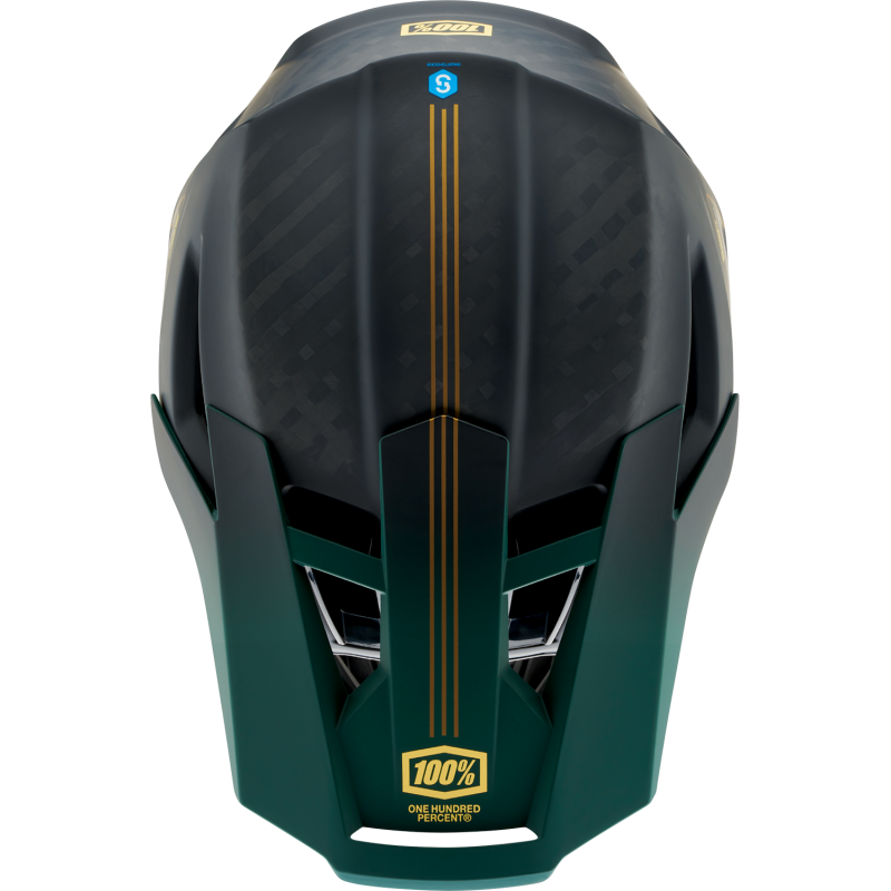 AIRCRAFT 2 HELMET CARBON GOLD/FOREST - S